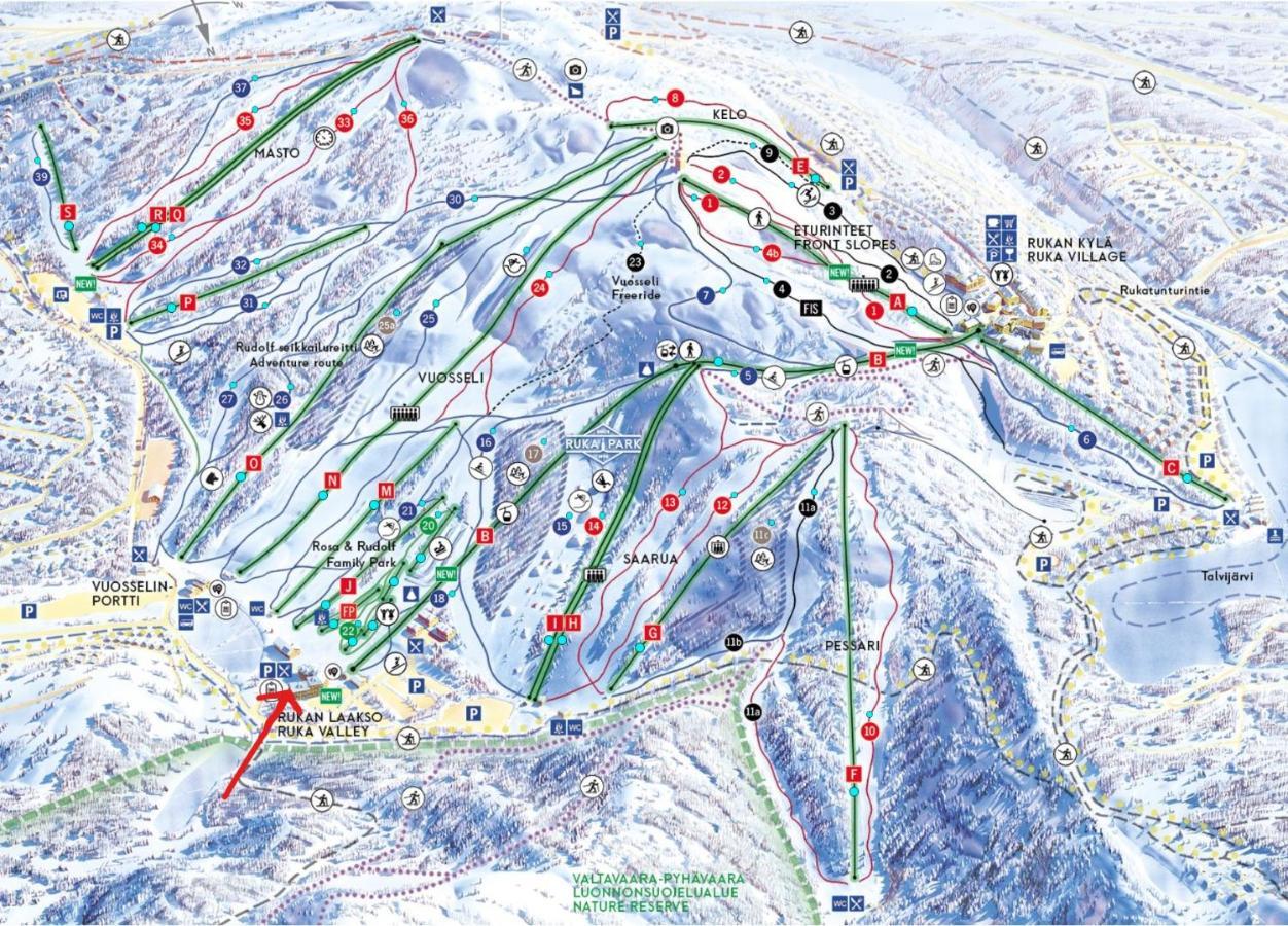 Rukavalley Unique47 Ski In - Ski Out Kültér fotó